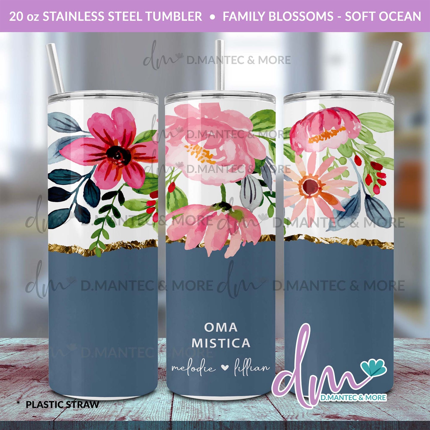 T20 - Family Blossoms | Stainless Steel Tumbler