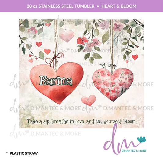 T20 - Heart & Bloom | Stainless Steel Tumbler