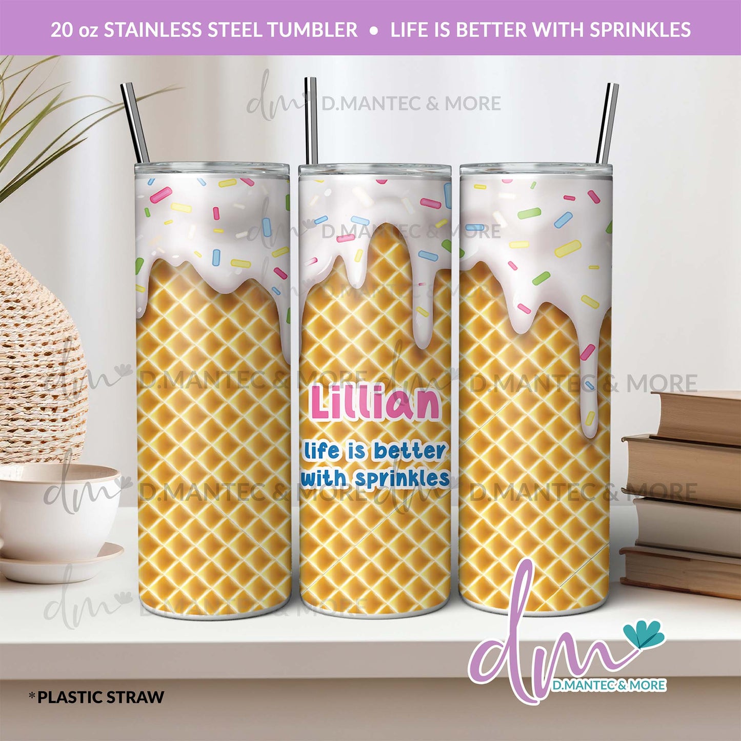 T20 - Life is Better with Sprinkles | Stainless Steel Tumbler