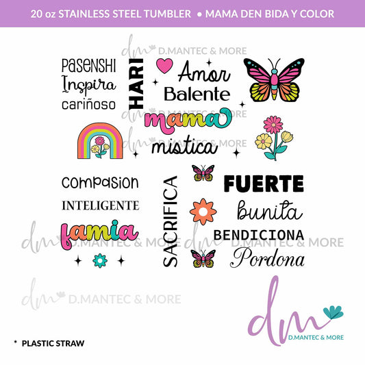 T20 - Mama den Bida y Color | Stainless Steel Tumbler