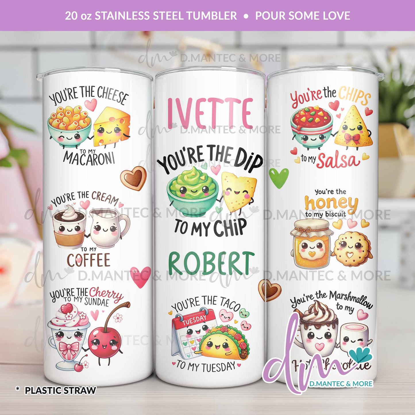 T20 - Pour Some Love | Stainless Steel Tumbler