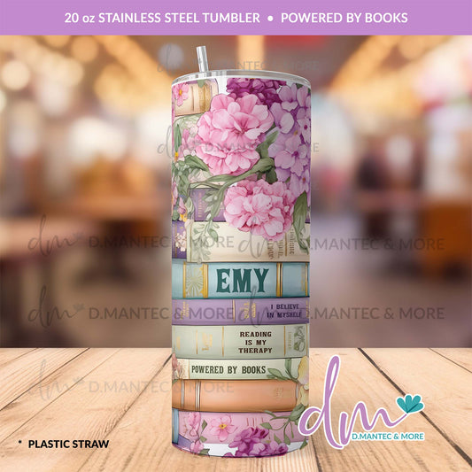 T20 - Powered By Books | Stainless Steel Tumbler