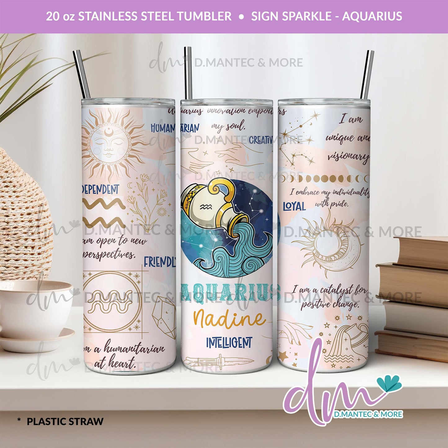 T20 - SIGN SPARKLE - ZODIAC | Stainless Steel Tumbler