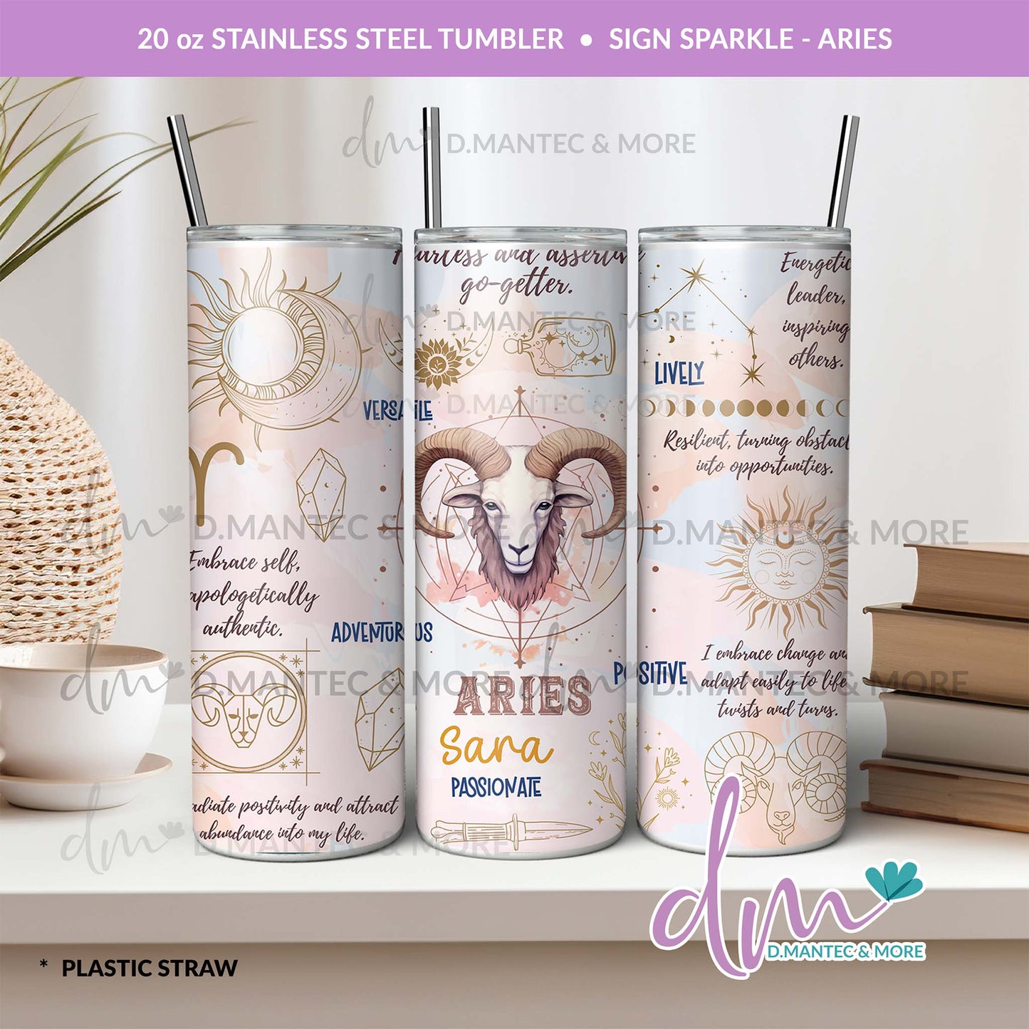 T20 - SIGN SPARKLE - ZODIAC | Stainless Steel Tumbler
