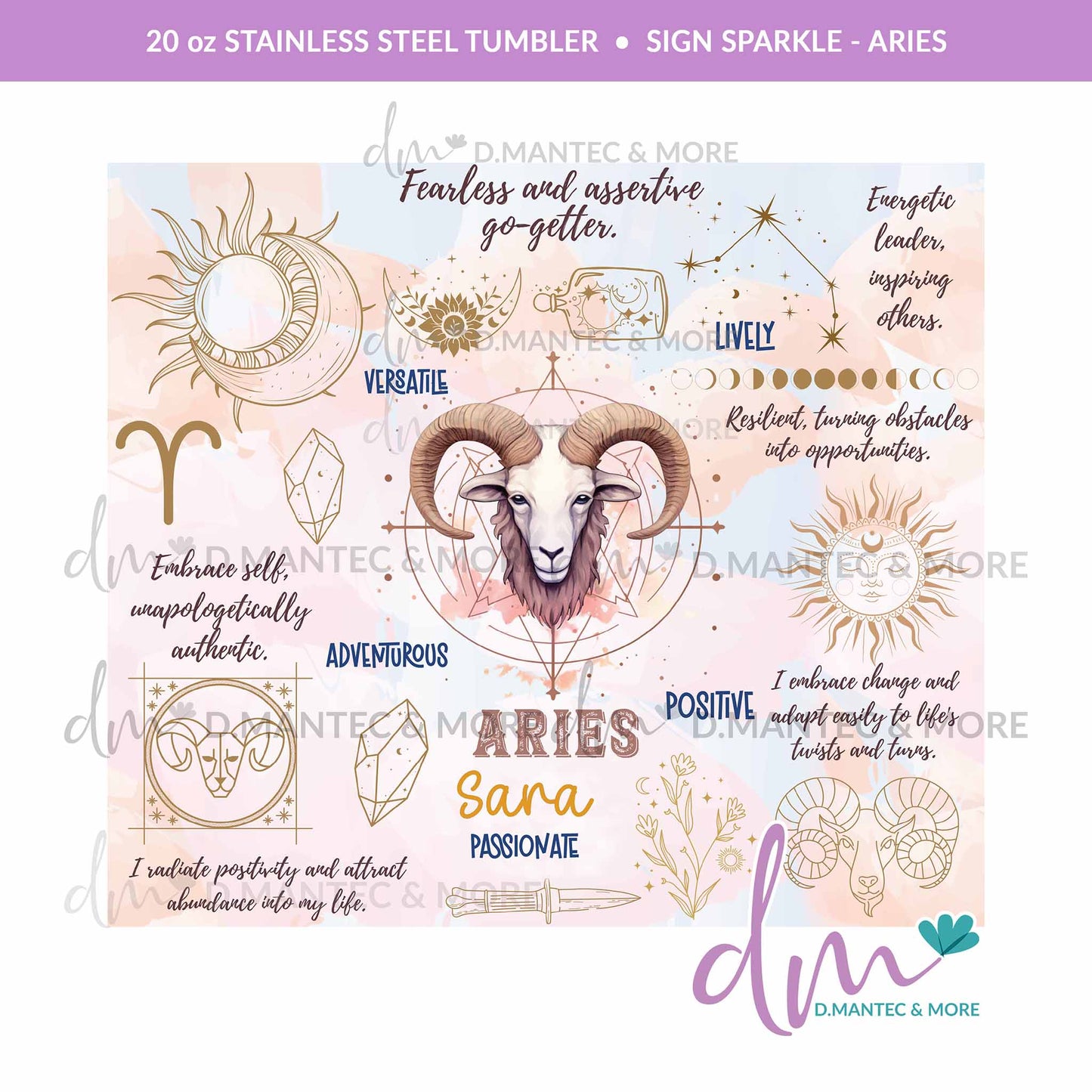 T20 - SIGN SPARKLE - ZODIAC | Stainless Steel Tumbler