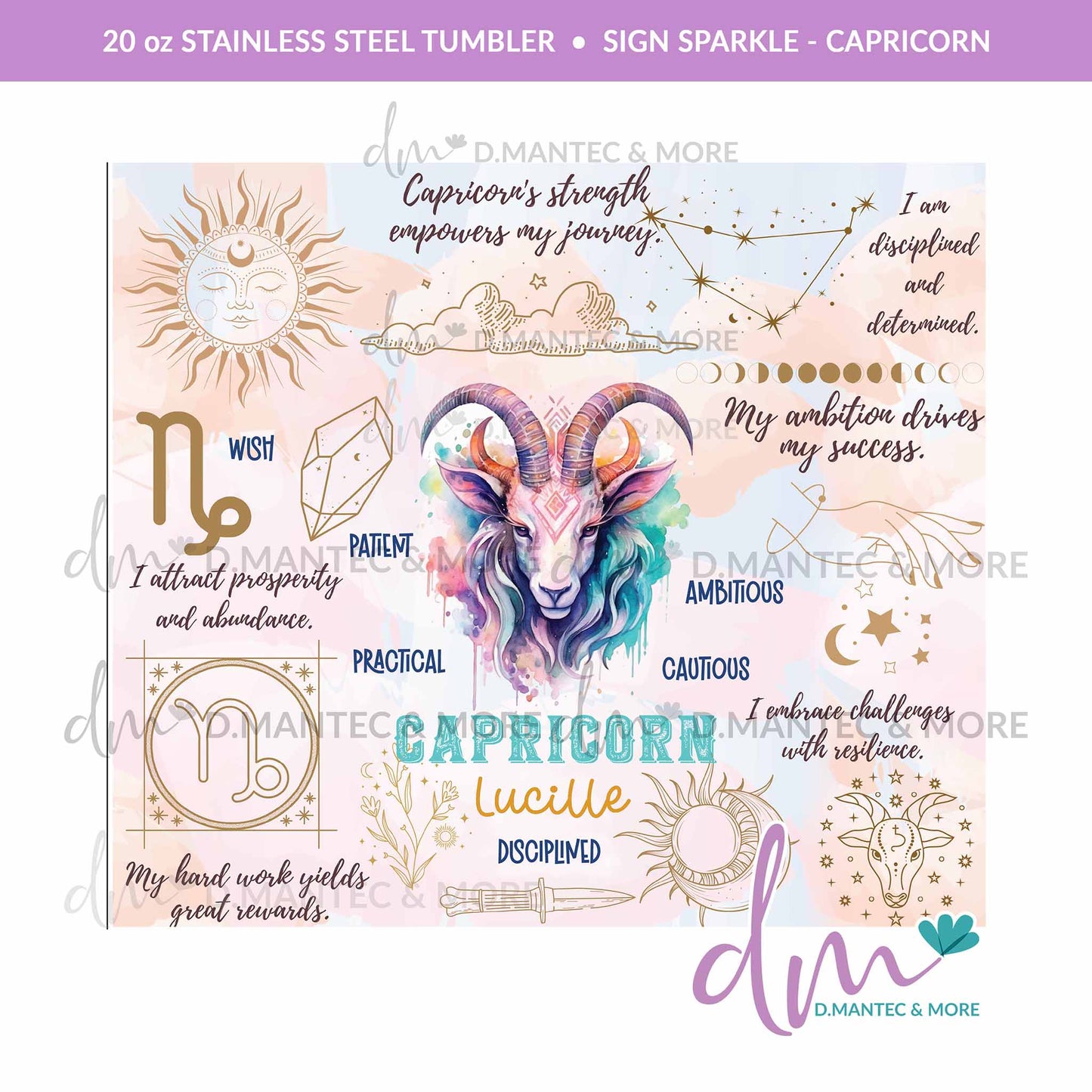 T20 - SIGN SPARKLE - ZODIAC | Stainless Steel Tumbler