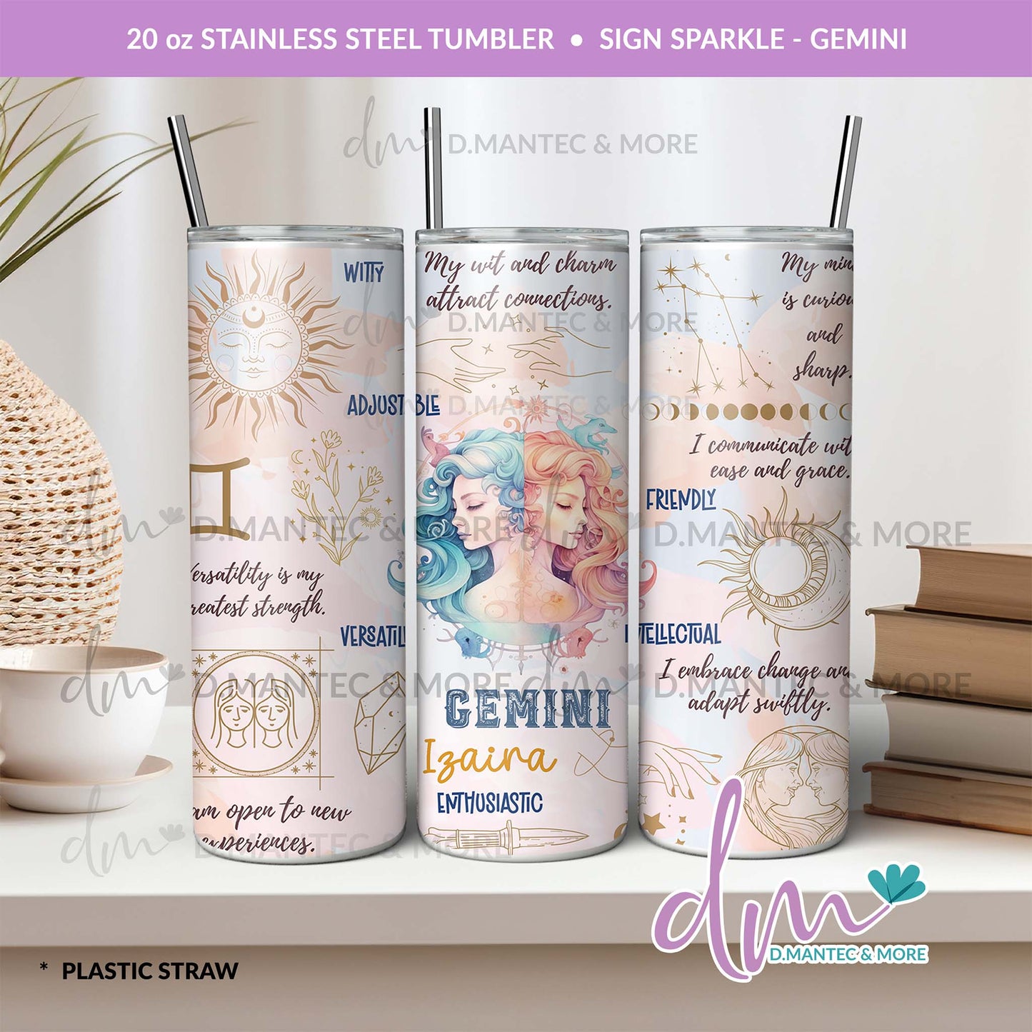 T20 - SIGN SPARKLE - ZODIAC | Stainless Steel Tumbler