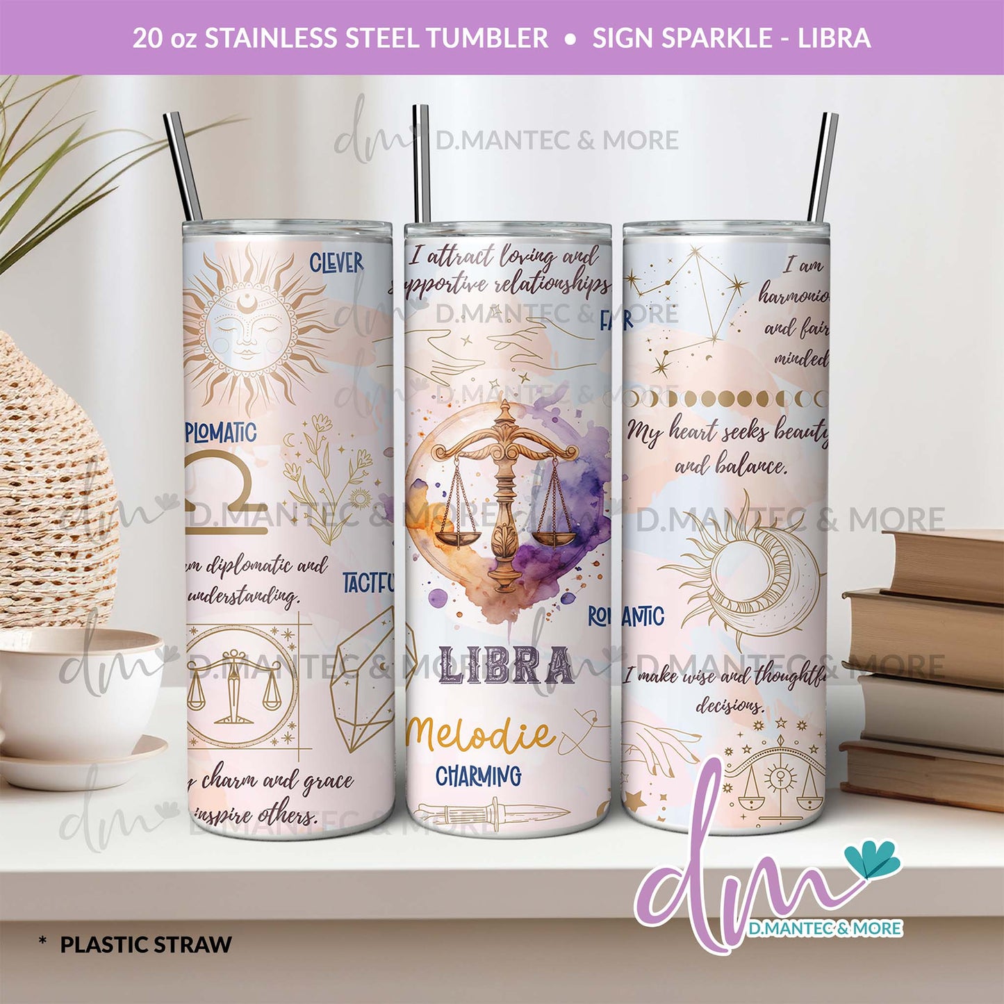 T20 - SIGN SPARKLE - ZODIAC | Stainless Steel Tumbler