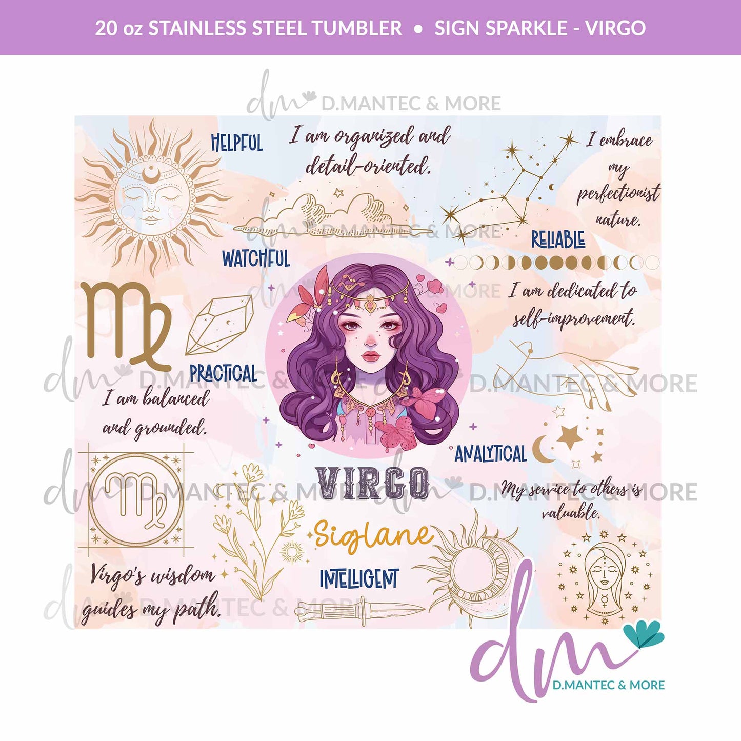 T20 - SIGN SPARKLE - ZODIAC | Stainless Steel Tumbler