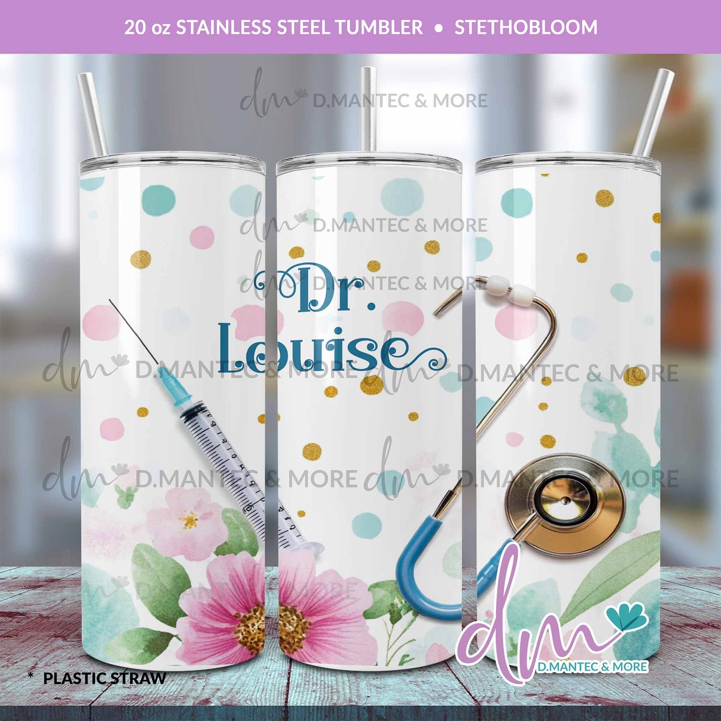T20 - StethoBloom | Stainless Steel Tumbler