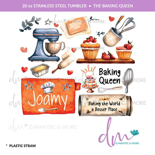 T20 - The Baking Queen | Stainless Steel Tumbler