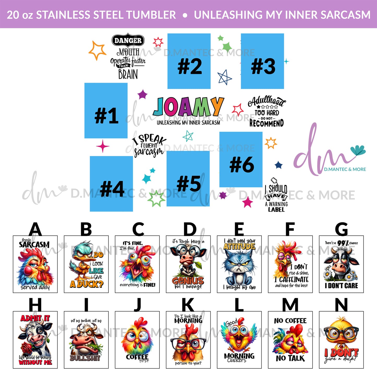 T20 - Unleashing My Inner Sarcasm | Stainless Steel Tumbler