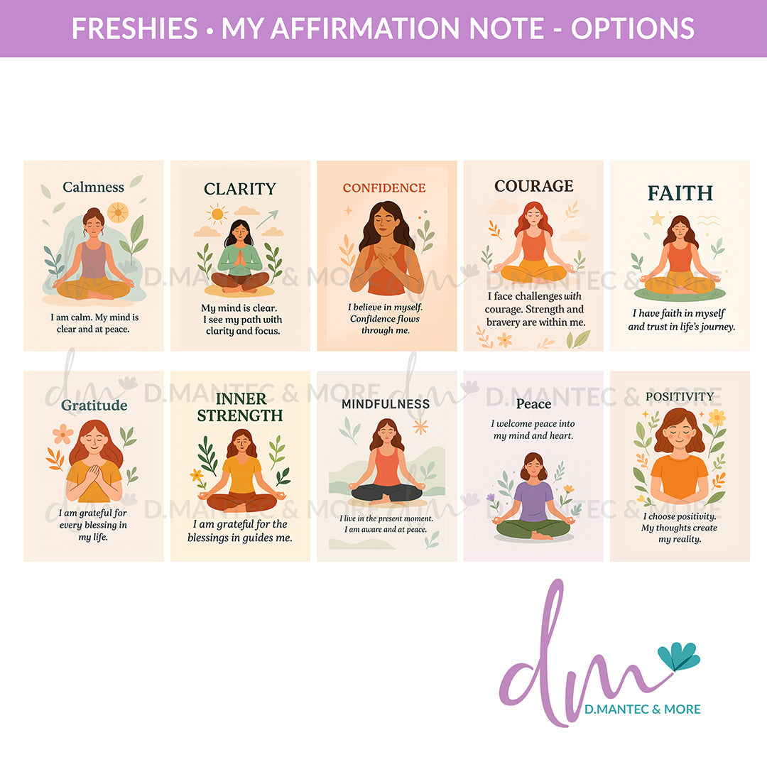 My Affirmation Note | Freshies