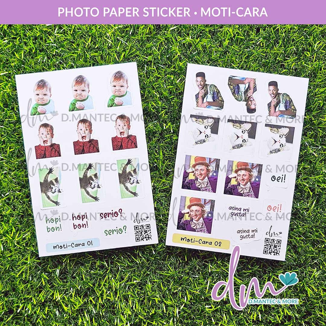 Moti-Cara | PHOTO PAPER Sticker