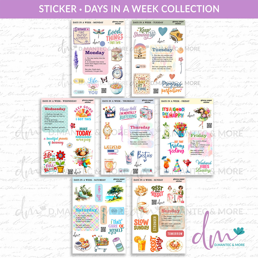 Days in a Week Collection | Sticker