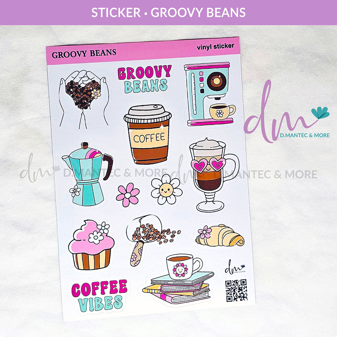 Groovy Beans | Sticker