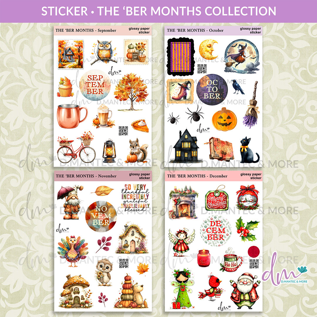 The 'BER Months Collection | Sticker