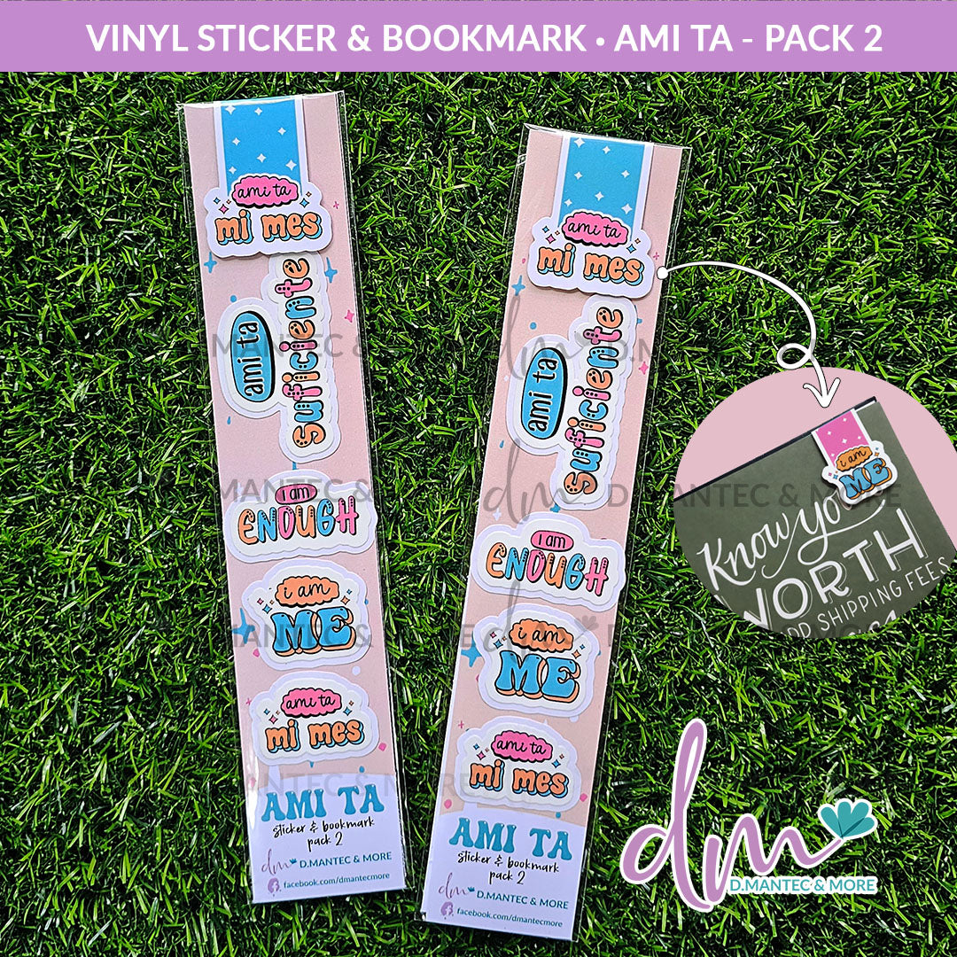 Ami Ta Pack #2 | VINYL Sticker & Bookmark
