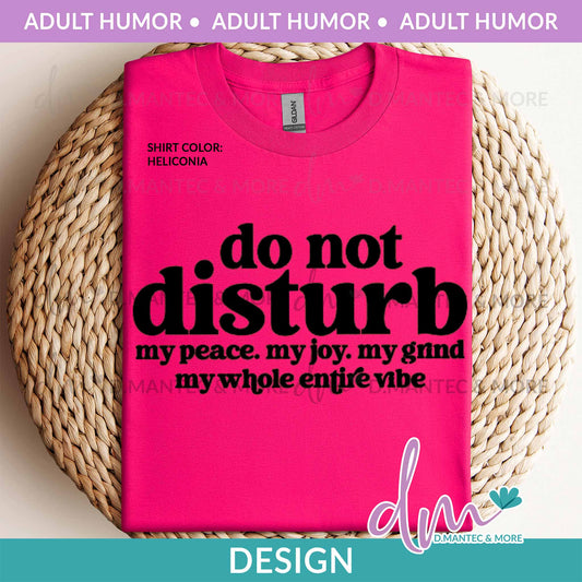 AH - Do Not Disturb My Peace | Design