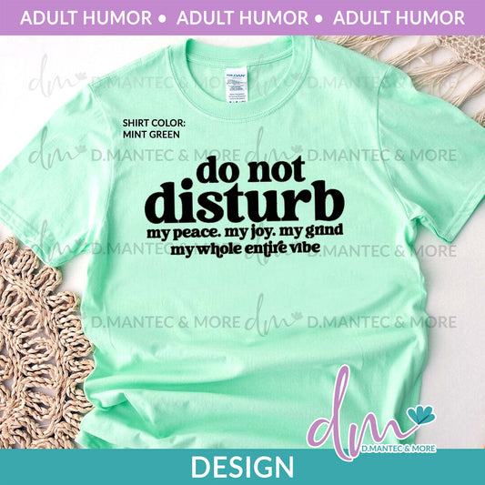AH - Do Not Disturb My Peace | Design