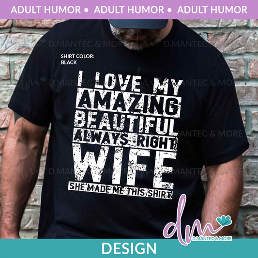 AH - I Love My Wife | Design
