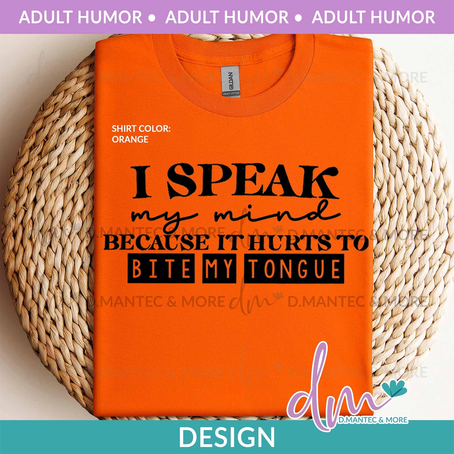AH - I Speak/ Bite My Tongue | Design