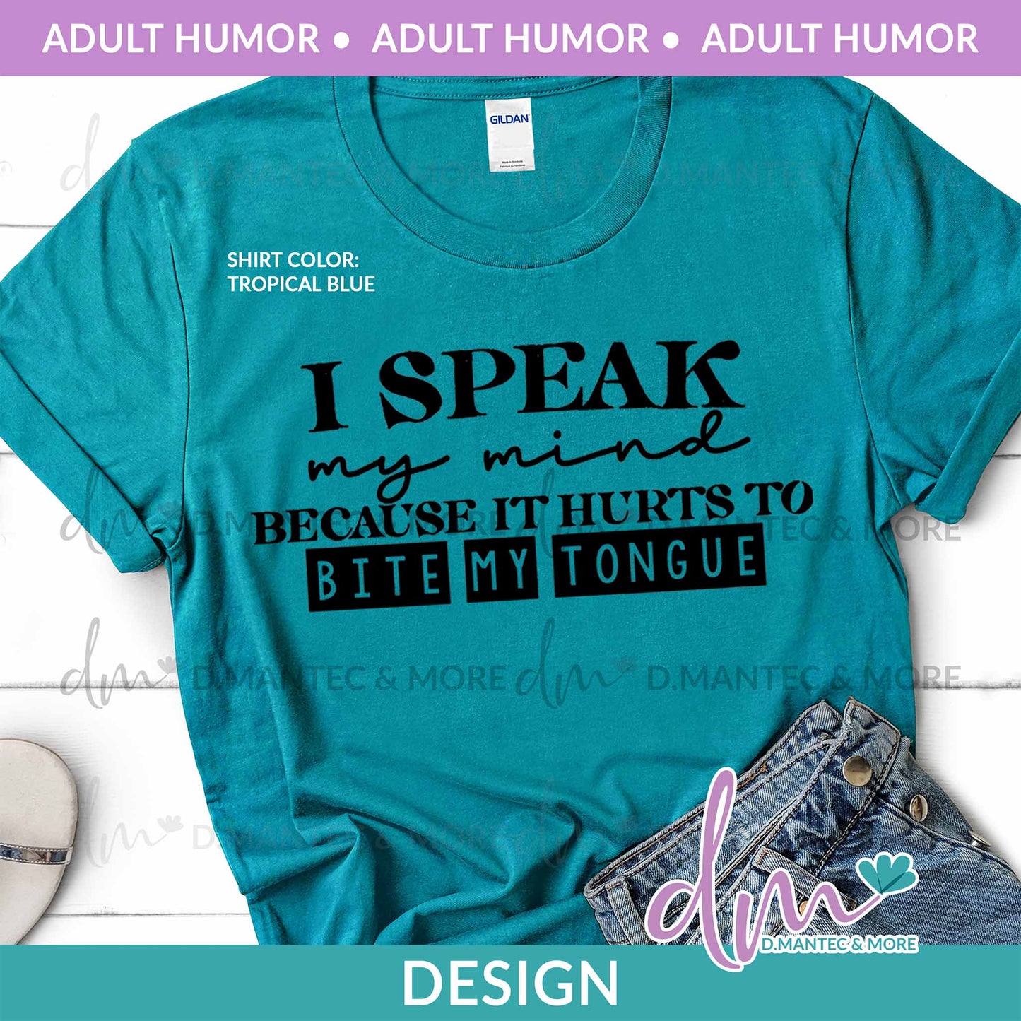 AH - I Speak/ Bite My Tongue | Design
