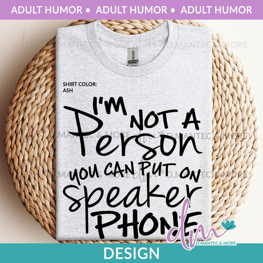 AH - I'm not /Speaker Phone | Design