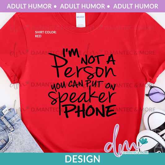 AH - I'm not /Speaker Phone | Design