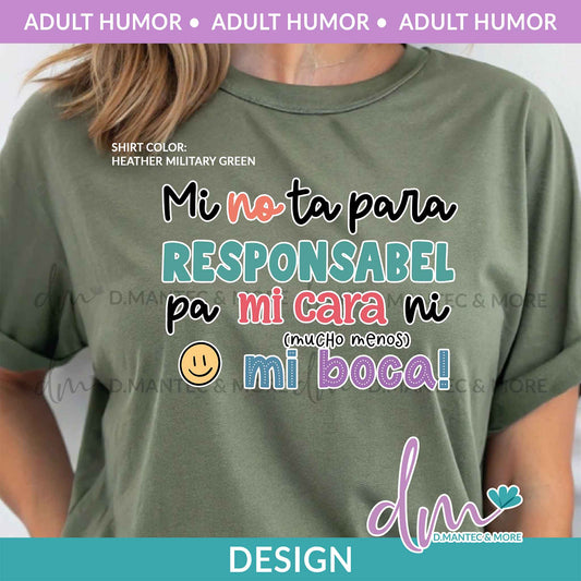 AH - Mi No Ta Para Responsabel | Design
