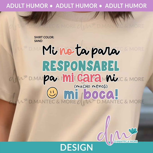 AH - Mi No Ta Para Responsabel | Design