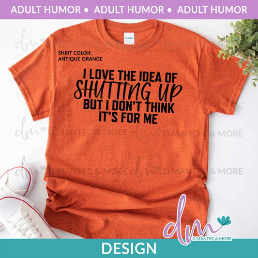 AH - The Idea Of Shutting Up | Design