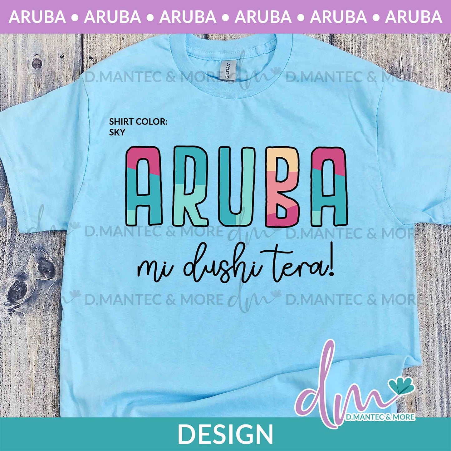 AUA - ARUBA Mi Dushi Tera - COLORandBLACK | Design