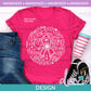 Aw - Cancer Ribbon Circular - White | Design