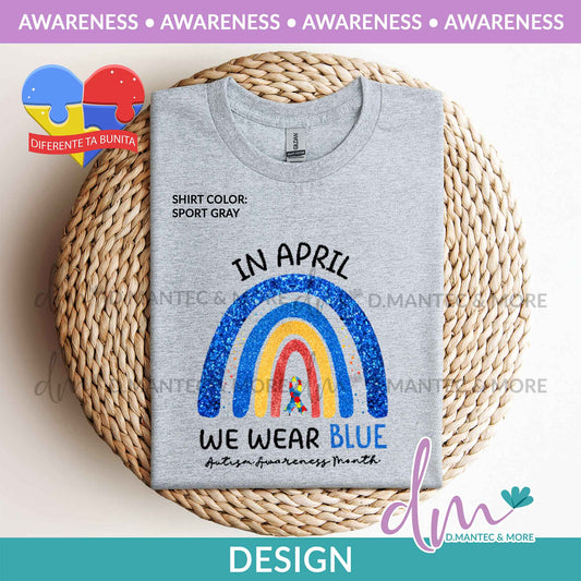 Aw - In April We Wear Blue - COLOR | Design