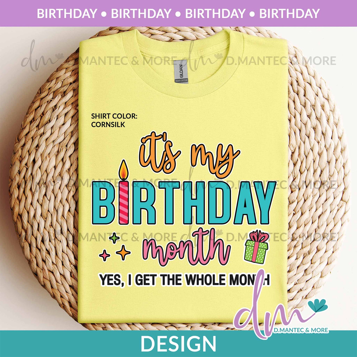 B -It's My Bday Month | Design