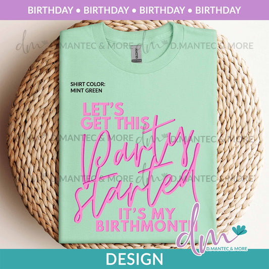 B - Birth Month | Design