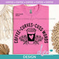 C - Coffee Curves Cuss Words | Design