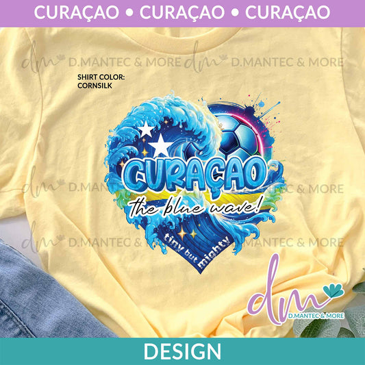 CUR - Curaçao Blue Wave Heart | Design