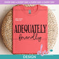 ED - Adequately Friendly - Black | Design