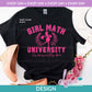 ED - Girl Math University Lady with Bags | Design