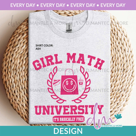 ED - Girl Math University Shopping Happy Bag | Design