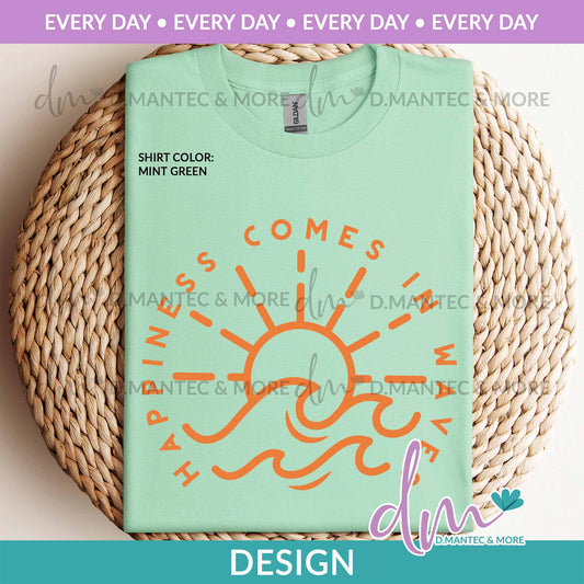 ED - Happiness Comes In Waves With Sun | Design