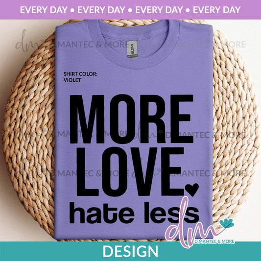 ED - More Love. Less Hate | Design