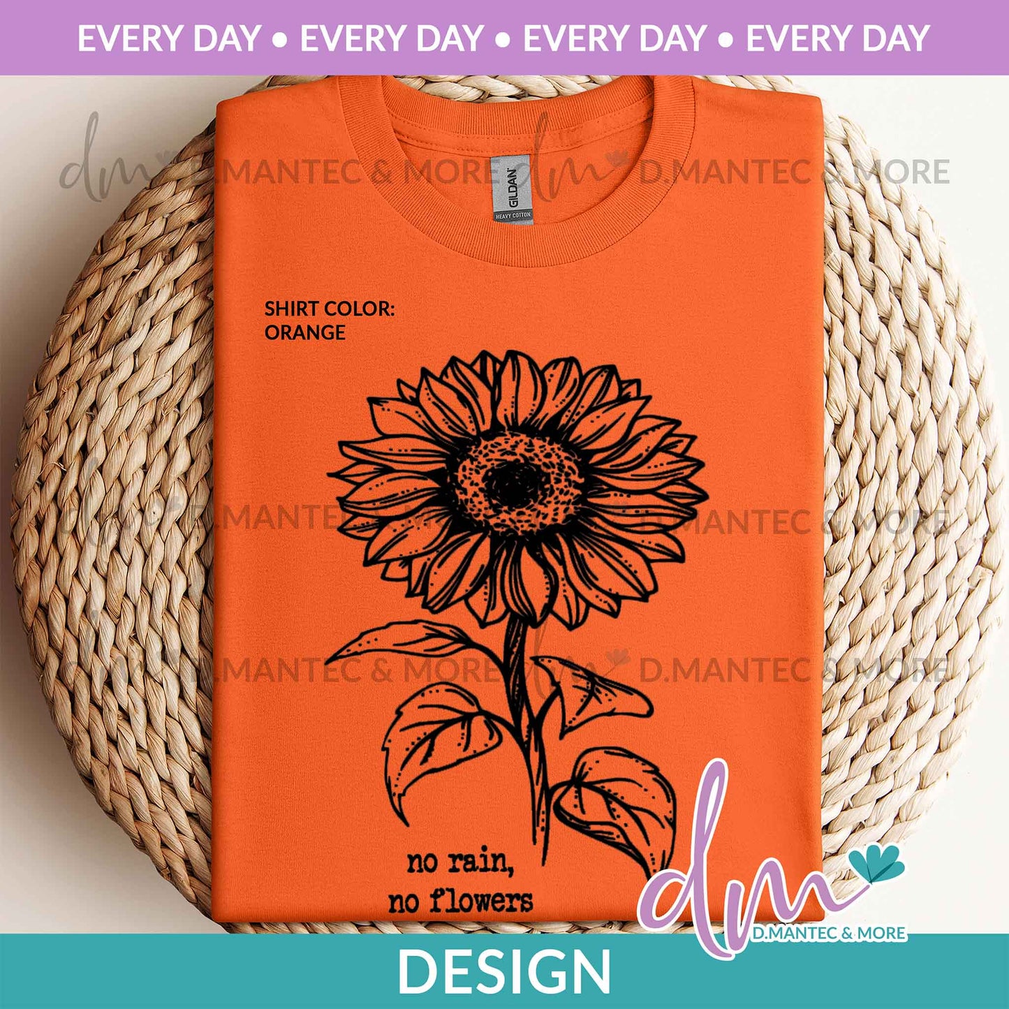 ED - No Rain, No Flower | Design