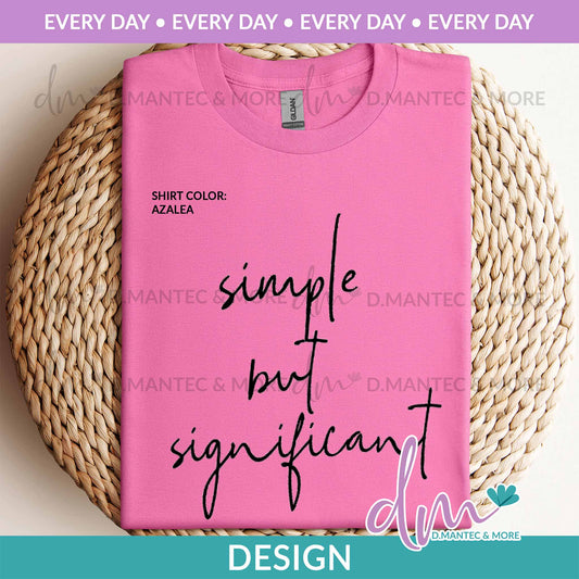 ED - Simple but Significant | Design