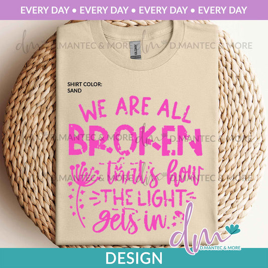 ED - We are all Broken - Pink | Design
