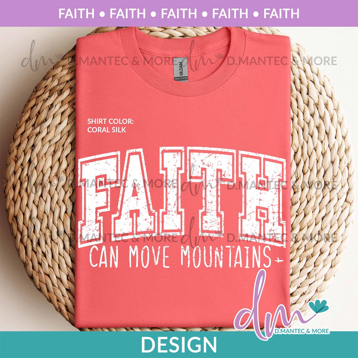 F - Faith Can Move Mountains | Design