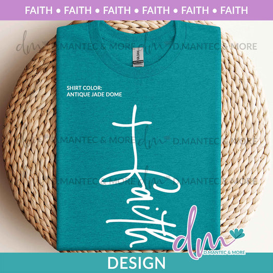 F - Faith Script Cross | Design