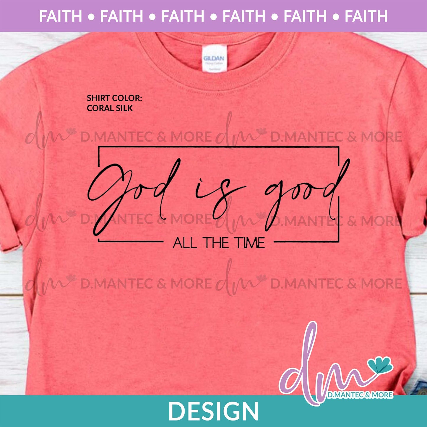F - God Is Good All The Time - Black | Design